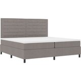  Krevet s kutijom taupe s madracem 200x200 cm tkanina | shoptok.hr