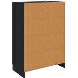  Strani šal s predalom Črna 66 x 34,5 x 92 cm Inženirski les, (5000217521) | Shoptok.si
