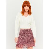 TALLY WEiJL Flowered Wine Skirt - Women Cijene