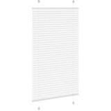 vidaXL Plisirana žaluzija Bela 80x100 cm Širina tkanine 79,4 cm | Shoptok.si