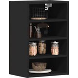 vidaXL Viseča omarica črna 40x29,5x60 cm iz umetnega lesa | Shoptok.si