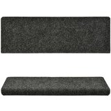  Otirači za stepenice 15 kom prošiveni 65x21x4 cm sivi | shoptok.hr