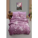 Aberto Design komplet posteljina 471, 200x220 cm, Ljubičasta-Bela Cene