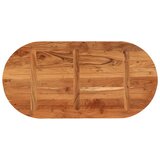 Stolna ploča 120x60x3,8 cm ovalna od masivnog drva bagrema | shoptok.hr