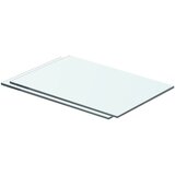 vidaXL Police 2 kosa steklo prosojno 40x20 cm, (20765430) | Shoptok.si