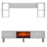 Hanah home tv polica polen bohem fireplace white | Eponuda.com