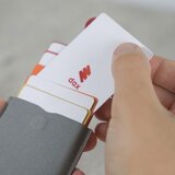Allocacoc novčanik za kartice dax cascading pull tab wallet crno/sivi | ePonuda.com