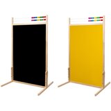 Aga4Kids Dječja dvostrana ploča ST03Y - žuta | shoptok.hr