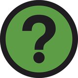 SMIT VISUAL Magnetna folija QUESTION, Ø 50 mm, DE 20 kosov, zelene / rdeče barve | Shoptok.si