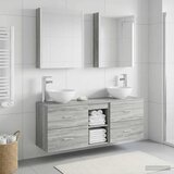  Set ormarića za kupaonicu 5 kom. Siva Sonoma Konstruirano drvo | shoptok.hr