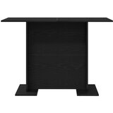  Blagovaonski Stol Crna Hrast 110x60x75 cm Konstruirano drvo | shoptok.hr