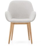 Kave Home Bež jedilni stol Konna – | Shoptok.si