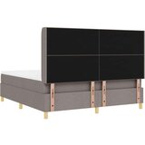 Box spring krevet Sivo-smeđa 180 x 200 cm tkanina | shoptok.hr