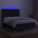  box spring s madracem LED crni 140x200 cm od tkanine | shoptok.hr