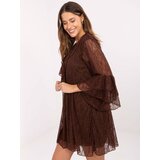 Italy Moda Dress-MI-SK-62435.16-brown | Shoptok.si