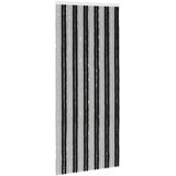 vidaXL Zaslon proti insektom Chenille Siva in črna 100 x 230 cm, (5000247116) | Shoptok.si