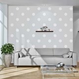  Tapeta - Cheerful polka dots 100x70 Cijene