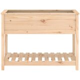  Sadilica s policom 111,5x54x81 cm od masivne borovine | shoptok.hr