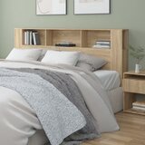  Uzglavlje s ormarićem boja hrasta sonome 200 x 18,5 x 104,5 cm | shoptok.hr