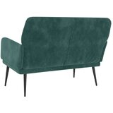 vidaXL Klop temno zelena 108x79x79 cm žamet | Shoptok.si