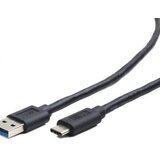  USB 3.0 kabal AM to Type-C AM/CM, 1,8m, BLACK, GEMBIRD CCP-USB3-AMCM-6 | Eponuda.ba