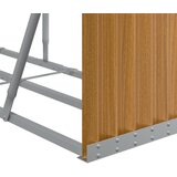  Držač za cjepanice izgledom drva 300x45x100 cm pocinčani čelik | Eponuda.ba