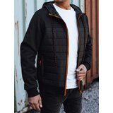 DStreet Men's transitional quilted jacket with hood black | Eponuda.ba