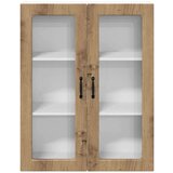 vidaXL Stenska kuhinjska omarica z vrati Umetni hrast 80 x 31 x 100 cm | Shoptok.si