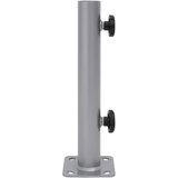  Baza suncobrana za stup Ø 32/34/38 mm srebrna čelična | Eponuda.com