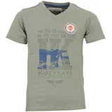Majice s kratkimi rokavi T-shirt garcon ECEPALAN Kaki