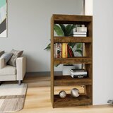 vidaXL knjižna omara/pregrada dim. hrast 60x30x135 cm konstruiran les Cene