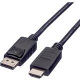 Roline DisplayPort / HDMI adapterski kabel DisplayPort vtič\, HDMI-A vtič 1.50 m črna 11.04.5779 zaščiten DisplayPort kabel, (20415300) Cene
