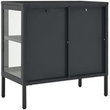  Komoda antracit 70 x 35 x 70 cm od čelika i stakla | Eponuda.ba
