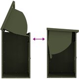  Sandučić za pakete Maslinovo zelena 47,5 x 38 x 59 cm Čelik | shoptok.hr