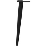 vidaXL Noge stolića za kavu stožastog oblika 4 kom crne 42-43 cm čelik | shoptok.hr