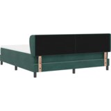 Box Spring Krevet s Madracem u Tamno Zelenoj 180x200 cm od Baršuna | shoptok.hr