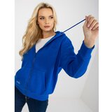 Fashion Hunters Dark blue SUBLEBEL zip sweatshirt Cene