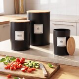 Orion Kovinska posoda za shranjevanje za živila Black – | Shoptok.si