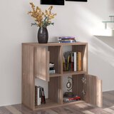 Furnova Knjižna omara siva sonoma hrast 60x27,5x59,5 cm inženirski les, (21933308) Cene