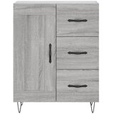  Komoda boja hrasta sonome 69,5 x 34 x 90 cm konstruirano drvo | shoptok.hr