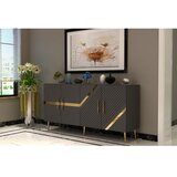 Hanah home komoda fuga KB150 anthracite gold Cene