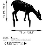 WALLXPERT Gazelle 01 dekorativna figura, 64x72 cm, 1,5 mm | Eponuda.ba