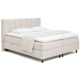 Bonami Selection Bež boxspring postelja s prostorom za shranjevanje 160x200 cm Elva Bold Line – | Shoptok.si
