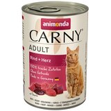  Varčno pakiranje animonda Carny Adult 12 x 400 g - Govedina & srce | shoptok.hr