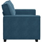  Dvosjed Plavi 160x78x84 cm Baršun | Shoptok.si