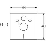 Grohe Komplet pribora (Š x V: 42 x 42 cm, Plastika) | shoptok.hr