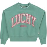 Garcia Sweater majica tirkiz / tamno roza / bijela | shoptok.hr