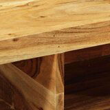  Zidni TV ormarić 60x30x19 cm puno drvo bagrem | shoptok.hr