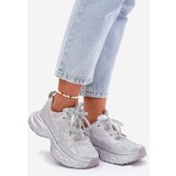 Boto Women's Sneakers Decorated with Rhinestones Silver Porrot | Shoptok.si