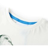  Dječja majica prljavo bijela boja 116 | shoptok.hr